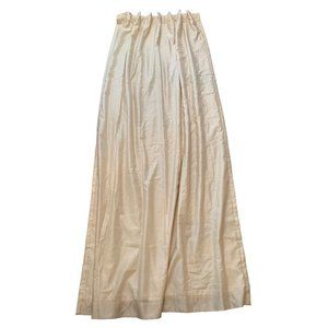 JCP Curtain Panel Sateen Deep Ivory Lined Insulated Hidden Tab 48" x 94"L